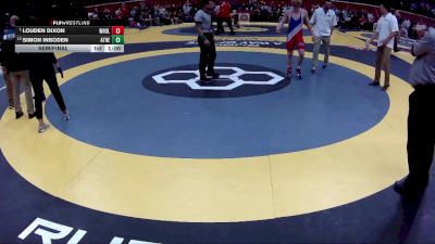 D2-150 lbs Semifinal - Louden Dixon, West Holmes vs Simon Inboden, Athens