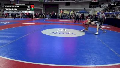 1A-4A 150 3rd Place Match - Kaydon King, Walter Wellborn vs Gianluca Torres, Weaver