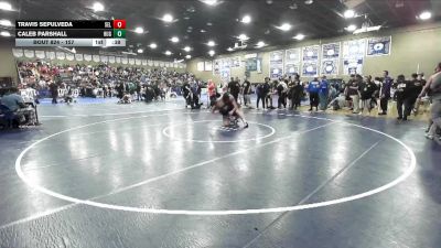 157 lbs Cons. Round 2 - Travis Sepulveda, Selma vs Caleb Parshall, Hughson