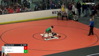 130 lbs Consi Of 16 2 Alexander Ciocco Billerica B G Club vs Jack Trask Maine Trappers