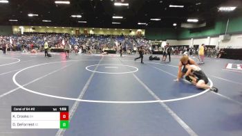 165 lbs Consi Of 64 #2 - Kyler Crooks, OH vs Drew DeForrest, SC