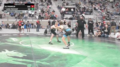 110 lbs Quarters - Luke Provost, Cowboy Mat Club vs Eli Franklin, Team Champs Wrestling Club