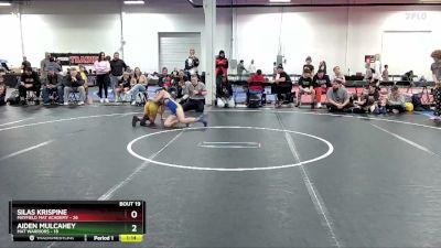 80 lbs Round 5 (8 Team) - Aiden Mulcahey, Mat Warriors vs Silas Krispine, Mayfield Mat Academy