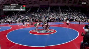 157-5A Quarterfinal - Wesley Oliver, Kennesaw Mountain vs Brandon Bringer, South Effingham