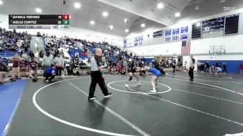 105 lbs Semifinal - Jaelle Cortez, Gilroy vs Jaynica Trevino, Pioneer Valley