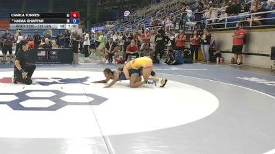 135 lbs Semis - Camila Torres, Arizona vs Naima Ghaffar, Indiana