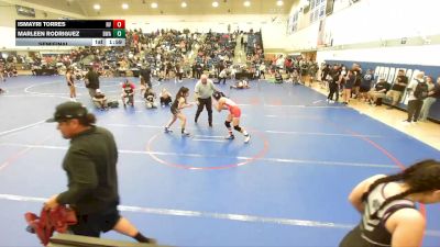 130 lbs Semifinal - Marleen Rodriguez, Brawley Wrestling Academy vs Ismayri Torres, Santa Ana Wrestling Club