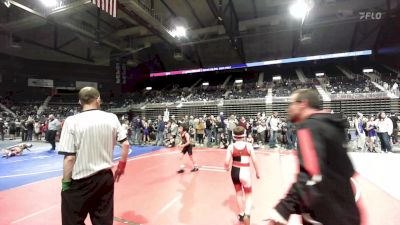 73 lbs Consi Of 4 - Rory Catellier, Casper WC vs Hale Salway, Gladiator Wrestling Academy