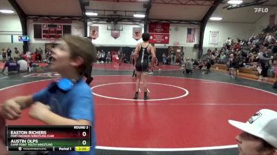 Round 3 - Austin Olps, Camp Point Youth Wrestling vs Easton Richers, Fort Madison Wrestling Club