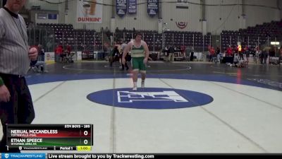 285 lbs Cons. Round 3 - Nerual McCandless, Tottenville-PSAL vs Ethan Speece, Wyoming Area Hs