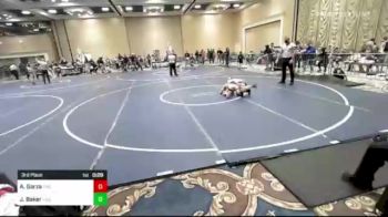 83 lbs 3rd Place - Anthony Garza, The Club vs Jack Baker, Livermore Elite WC