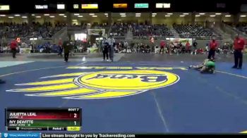 125 lbs Semis & 1st Wrestleback (8 Team) - Ivy Dewitte, Sweet Home vs Julietta Leal, La Pine