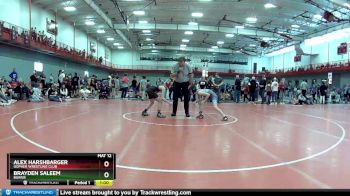 85 lbs Cons. Round 1 - Alex Harshbarger, Gopher Wrestling Club vs Brayden Saleem, Burris