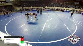 110 lbs Round Of 16 - Cashlie Bowman, Prodigy Wrestling vs Carrisa Martin, Standfast