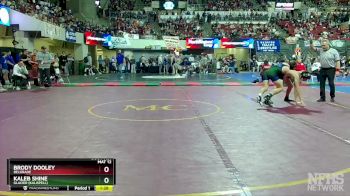 AA - 145 lbs Quarterfinal - Kaleb Shine, Glacier (Kalispell) vs Brody Dooley, Belgrade