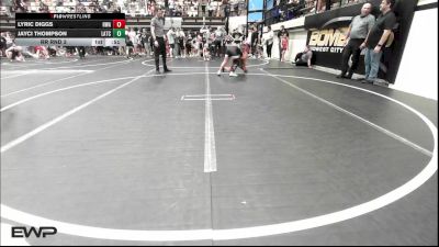 130 lbs Rr Rnd 3 - Lyric Diggs, HURRICANE WRESTLING ACADEMY vs Jayci Thompson, Little Axe Takedown Club