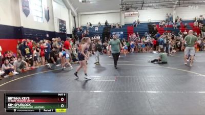 122 lbs Round 1 - Kim Spurlock, Northeast Georgia Mat Monstars vs Brynna Keys, KC Elite Training Center
