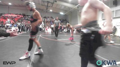 85 lbs Consi Of 16 #2 - Shaune McConnell, Eufaula Ironheads Wrestling Club vs Jett Manning, Barnsdall Youth Wrestling