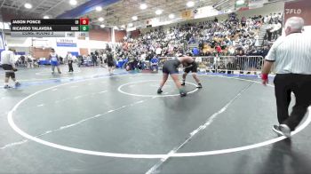 285 lbs Cons. Round 2 - Ricardo Talavera, Norco vs Jason Ponce, Laguna Hills