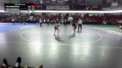 132 lbs Cons. Round 4 - Bryn Beardoll, Eagle vs Iris Hernandez, Borah