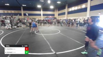 123 lbs Consolation - Carlo Contino, Empire-CA vs Austin Schield, Team Idaho