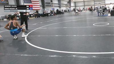 60 kg Quarters - Dominic Olson, MWC Wrestling Academy vs Eddie Woody, Jr., Sebolt Wrestling Academy