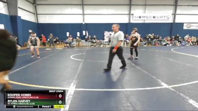 120 lbs Round 1 - Kooper Hobbs, Glenns Ferry Wrestling Club vs Rylen Harvey, St. Maries Wrestling Club