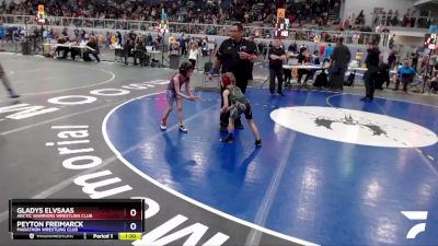 50 lbs Round 2 - Peyton Freimarck, Marathon Wrestling Club vs Gladys Elvsaas, Arctic Warriors Wrestling Club