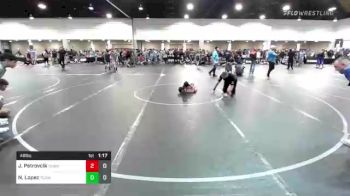 48 lbs Semifinal - John Petrovcik, Team CLAY Futures vs Noah Lopez, Team Alpha Miami