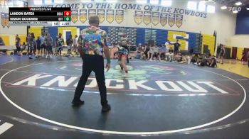 150 lbs Placement (16 Team) - LANDON BATES, Alpha Dogs vs Simon Goodwin, The Outsiders