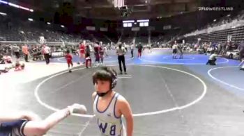 77 lbs Consi Of 4 - August Hennings, Nebraska Boyz vs Leandro Moran, Billings WC