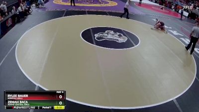 Cons. Round 2 - Rylee Bauer, Norfolk Girls vs Zeniah Baca, Adams Central Girls