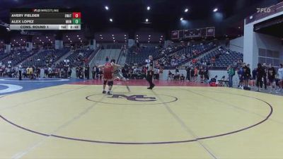 133 lbs Cons. Round 1 - Avery Fielder, Unattached vs Alex Lopez, Montreat College