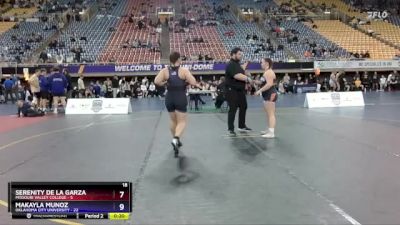 191 lbs Placement (4 Team) - Ryann Rumsey, Oklahoma City University vs Hollie Hedgpeth, Missouri Valley College