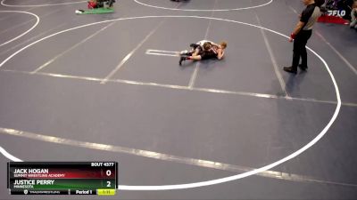 67 lbs Cons. Semi - Justice Perry, Minnesota vs Jack Hogan, Summit Wrestling Academy