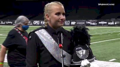 Claire Wilcox, Drum Major of Phantom Regiment