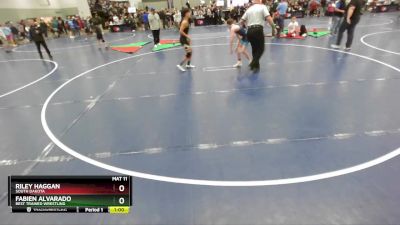 110 lbs Cons. Round 2 - Riley Haggan, South Dakota vs Fabien Alvarado, Best Trained Wrestling