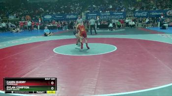 D 2 138 lbs Quarterfinal - Casen Guidry, Terrebonne vs Dylan Compton, North DeSoto