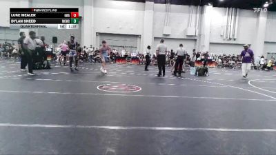 116 lbs Quarterfinal - Luke Mealer, Guerrilla Wrestling Academy vs Dylan Sneed, Mallard Creek Wrestling Club