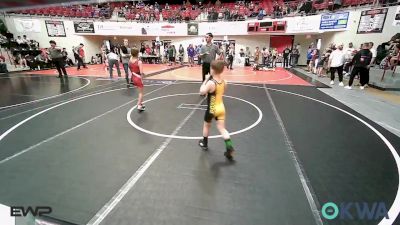 61 lbs Semifinal - Tristan Price, Brushy Wrestling Club vs Dexter Morgan, Prairie Grove Youth Wrestling