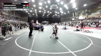 70 lbs Rr Rnd 3 - Chaypin Nicklas, Yuma Middle School vs Speedy Palomino, NM Beast