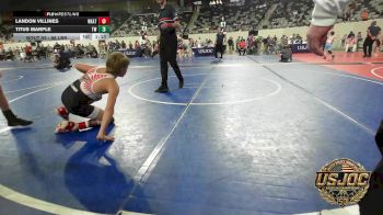 96 lbs Semifinal - Landon Villines, Weatherford Youth Wrestling vs Titus Marple, Tuttle Wrestling