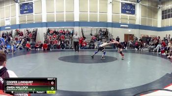 54 lbs Round 2 (3 Team) - Cooper Lundquist, Dragon Wrestling Club vs Owen Malloch, Noblesville Wrestling Club