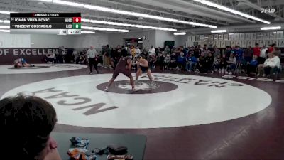 157 lbs Semifinal - Jovan Vukajlovic, Augsburg vs Vincent Costabilo, Iowa Lakes CC