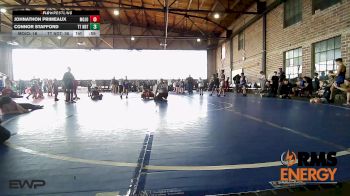 90 lbs Rr Rnd 3 - Johnathon Primeaux, Mojo Mulisha 12u vs Connor Stafford, Team Tulsa NDT