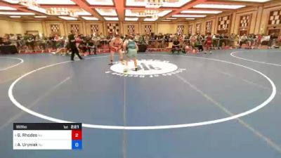 182 lbs Final - George Rhodes, Nj vs Alexander Uryniak, Nj