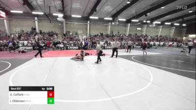 150 lbs Consi Of 8 #1 - Aiden Colfack, Stout Wrestling Academy vs Ibrahim Eldenawi, Wh-6