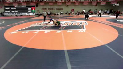 157 lbs Champ. Round 2 - Dylan Vanegas, Castleton vs Luke Swan, Wisconsin-Whitewater