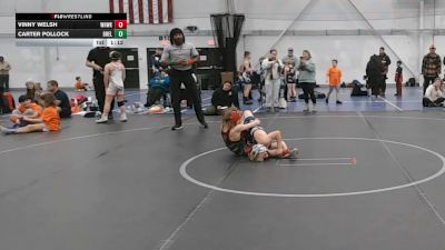 72 lbs Round 5 (6 Team) - Carter Pollock, Brawler Elite vs Vinny Welsh, Warhawks