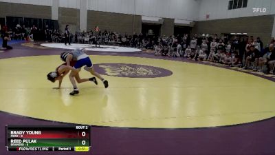 60 lbs Semis (4 Team) - Brady Young, Pierz vs Reed Pulak, Brainerd